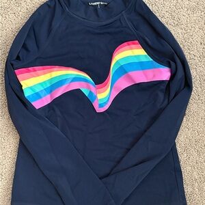 Lands’ End Youth Girls Rash Guard SPF Size Small 8